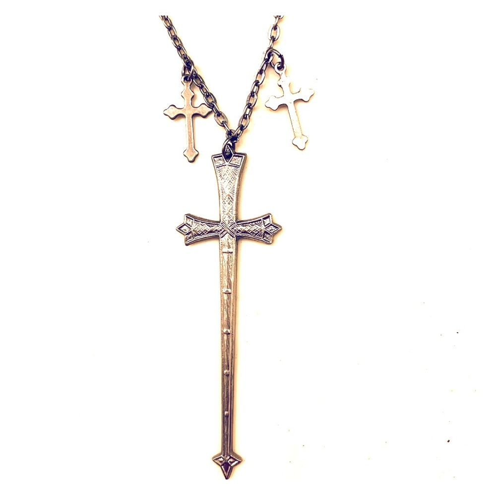 Gothic cross necklace